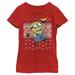 Girl's Despicable Me Ugly Christmas Minons Banana Graphic Tee