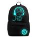 Music Boy Luminous Backpack Noctilucent School Bags Daypack USB chargeing port Laptop Bag Handbag For Boys Girls Men Women