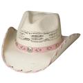 Bullhide Hats Lil Pardner Shine A Little Love Natural Cowboy Youth Hat Small
