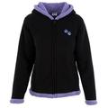 Paw Print Sherpa Lined Fleece Hooded Jacket