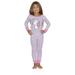 Prestigez Girls Pajama Pink Cotton Top and Pants Sleepwear Set, Unicorn, Size: 4