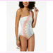 Bar III Starburst Printed One-Shoulder One-Piece Swimsuit (Multicolor, XS)