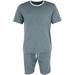 Ten West Apparel Solid 2 Piece Cotton Short Pajama Set (Men's)