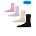 Womens Comfortable Casual Ankle Socks, 8 Pack Cotton Crew Socks for Women Black/Pink/Purple/Beige(Sock Size 5.5-10.5)