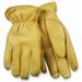 Men's Full-Grain Deerskin Leather Gloves, Large