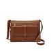 Fossil Women's Kinley Glazed Pebbled Leather Crossbody Leather Cross-Body Satche