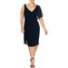 Lauren Ralph Lauren Womens Najeeb One Shoulder Cape Party Dress