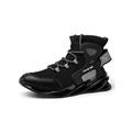 LUXUR Men's Fashion High-top Breathable Casual Shoes Running Gym Hiking Sports Shoes