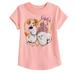 Jumping Beans Little Girls 4-12 The Scret Life Of Pets Pink Bow Love Graphic Tee Tshirt