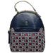 Tommy Hilfiger Mini Backpack White & Red Monogram 9" wide by 11" Tall