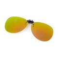 Cyxus Pilot Polarized Clip-On Sunglasses UV400 Protection Anti Glare Golden Lenses Eyewear Outdoor For Women Men 1200D04