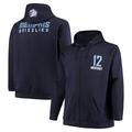 Ja Morant Memphis Grizzlies Fanatics Branded Big & Tall Player Name & Number Full-Zip Hoodie Jacket - Navy