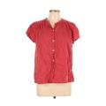 Pre-Owned Old Navy Women's Size M Short Sleeve Button-Down Shirt