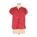 Pre-Owned Old Navy Women's Size M Short Sleeve Button-Down Shirt