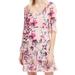 Womens Dress A-Line Floral-Print Tiered 12