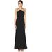 Laundry by Shelli Segal Women's Strappy Cutout Gown, Black, 0