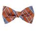 Men's Orange and Coral Silk Self Tie Bowtie Tie Yourself Bow Ties