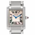 Pre-Owned Cartier Tank Francaise W51028Q3 Steel Women Watch (Certified Authentic & Warranty)