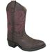 Smoky Mountain Girls Brown with Pink Stitch Monterey Western Cowboy Boots, size 6 Toddler