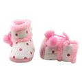 Wisremt Winter Boots Fashion Soft Bottom Baby Moccasin Baby Warm Boots Non-slip Boots for Baby Girls