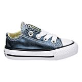 Converse Chuck Taylor All Star OX Infants Shoes Blue Fir/White/Black 757662f