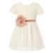 Richie House Girls White Lace Top Flower Special Occasion Dress 7/8