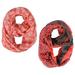 Peach Couture Wild Infinity Scarf Coral Scarf Red Scarf Cheetah Scarf Leopard Print Scarf Skull Print Scarf Coral
