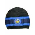 Men's Black Knit Air Force Force Black Stripe Beanie Stocking Cap Hat