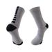 Man Basketball Socks Thickened Boat Shape Socks Mid-length Professional Outdoor Running Wool Loop Cotton Sports Socks Gray black Free size