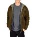 Big and Tall Men's Heavy Duck Canvas Flannel Lined Hoodie