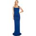 Adrianna Papell Women's Sleeveless Ruched Lola Jersey Gown