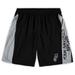 San Antonio Spurs Fanatics Branded Big & Tall Wordmark Logo Practice Shorts - Black/Gray