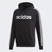 adidas Mens Essentials 3-Stripes Pullover Hoodie