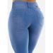 Womens Juniors Soft Denim Skinny Jeans - Light Wash Denim Jeans - Sexy Whiskers Jeans 10860P