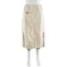 Burberry Ladies A-line Stripe Detail Cotton Skirt