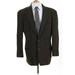 Pre-ownedGiorgio Armani Mens Houndstooth Woven 3 Button Blazer Brown Green Size 38