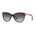 Burberry BE4216 3001T3 57M Black/Polarized Grey Gradient Cat Eye Sunglasses For Women+FREE Complimentary Eyewear Care Kit