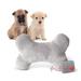 K&H Pet Products Mother s Heartbeat Calming Dog Toy Bone Pillow Gray Medium Breed Heartbeat 10 Inch