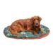 Furhaven Large Dog Bed Trail Pup Travel Pillow Mat w/ Stuff Sack Washable - Paprika/Camo-Paw Large Trail Pup Travel Bed Large Travel Bed (Paprika/Camo-Paw)