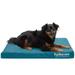 FurHaven Pet Products Indoor/Outdoor Oxford Memory Top Deluxe Mattress Pet Bed for Dogs & Cats - Deep Lagoon Medium