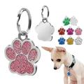 Yesbay Fashion Jewelry Gift Mini Paw Pattern Puppy Dog Cat Safe Collar ID Tag Pendant