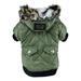 Manfiter Cozy Waterproof Windproof Reversible Style Dog Vest Winter Coat Warm Dog Apparel for Cold Weather Dog Jacket for Small Medium Large Dogs with Furry Collar