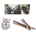 Cat Sticks for Cats Pet Cat Organic Catnip Stick Chew Sticks Treats Cat Chew Toy Teeth Molar Make Your Cat Feel Relaxed Pure Natural Wood Sticks Pet Cat Molar Toothpaste Stick Cat Cleaning Teeth