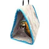 Hanging Cave Cage Pet Bird Parrot Hammock Winter Warm Bed Bunk Tent