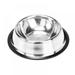 Pet Dogs Feed Bowl Durable Puppy Senior Stainless Steel Feeder Medium Pet Non-toxic Waterer Pet Dog Supplies