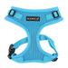 Authentic Puppia RiteFit Harness with Adjustable Neck Sky Blue Medium