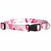 Camo Dog Collars Two Tone Pink or Green Camouflage Adjustable Nylon Choose Size (Pink - Small)
