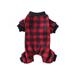 Pet Dogs Cats Christmas Jumpsuit Pajamas PJS Puppy Soft Cotton Costume Clothes