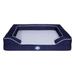 Sealy Lux Premium Orthopedic and Memory Foam Dog Bed Navy