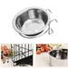 Cheers.US Stainless Steel Hanging Pet Bowls for Dogs Cats Cage Kennel Crate Feeder Dishes for Food and Water